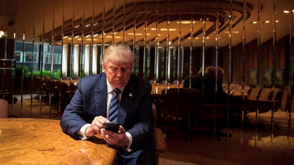 Donald Trump a su utiliser à son profit les nouvelles technologies pour remporter l’élection présidentielle étasunienne. © Josh Haner/The New York Times