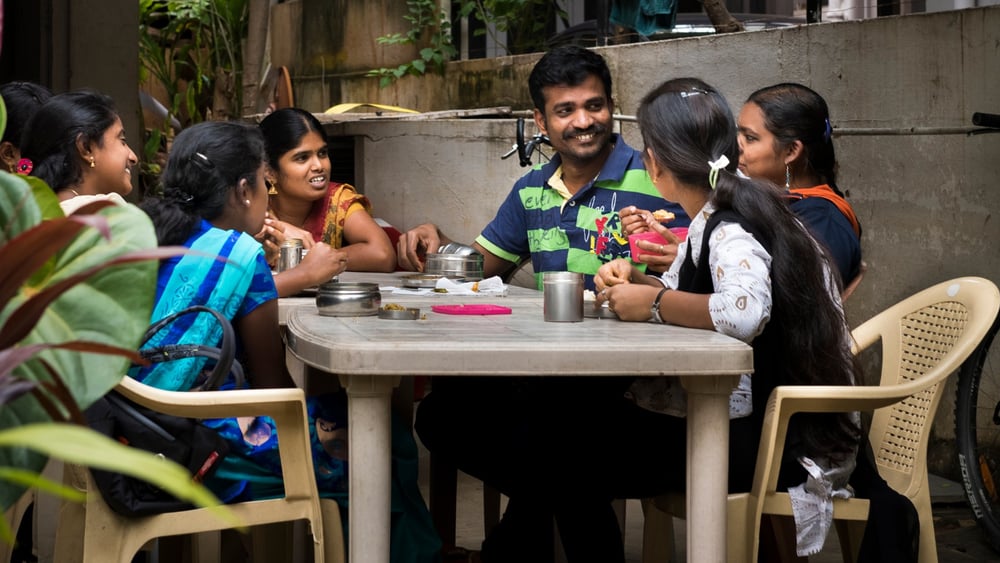 L'équipe d'Amnesty Inde, au Bangalore © Oliver Wolff