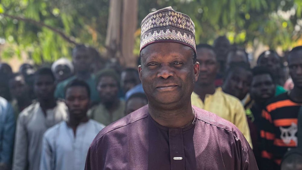 L'ex-général Abdullahi Ishaq dans un camp de déradicalisation. © Betina Rühl