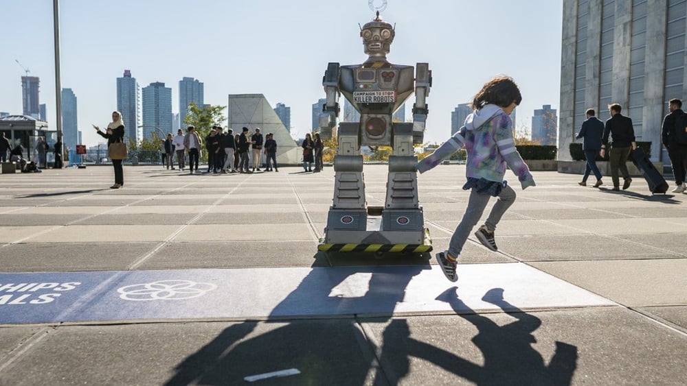 Selon un nouveau sondage commandé par la «Campagne pour arrêter les robots tueurs», l'opinion publique leur est largement défavorable. © Ali Beser via Amnesty.org