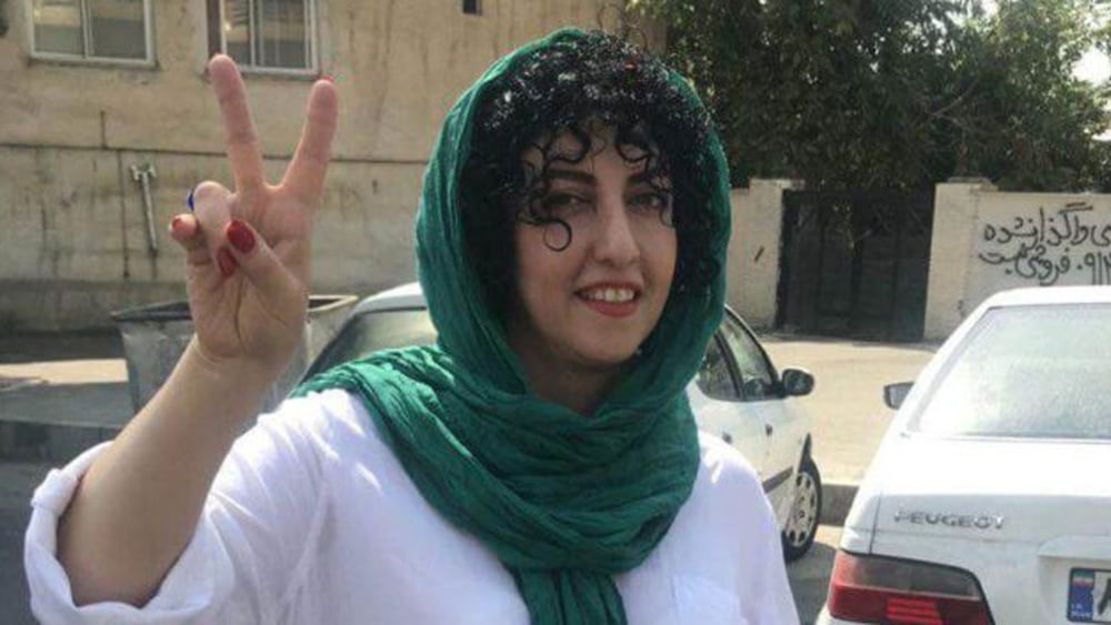 Portrait de Narges Mohammadi