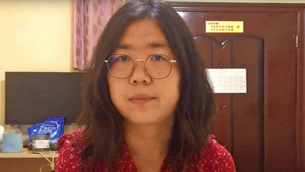 Zhang Zhan (photo d'archive de 2020) © Droits réservés