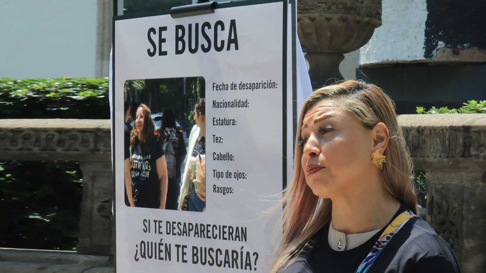 Campagne  #BuscarSinMiedo («Rechercher sans peur») à Mexico © Amnesty International