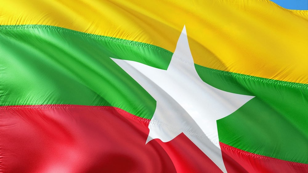 Drapeau de Myanmar © pixabay