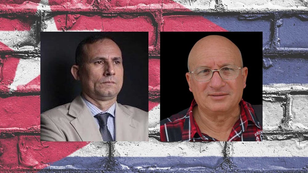 José Daniel Ferrer (à gauche) et Félix Navarro (à droite) © Portraits: droits réservés / Fond: pixabay