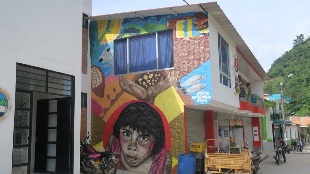 Image symbolique (peinture murale, prise à Catatumbo) © Duncan Tucker