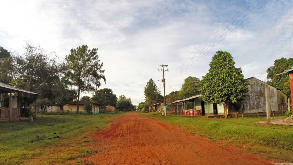 Maisons d'une des communautés agricoles d'El Porvenir © Corporación Jurídica Yira Castro