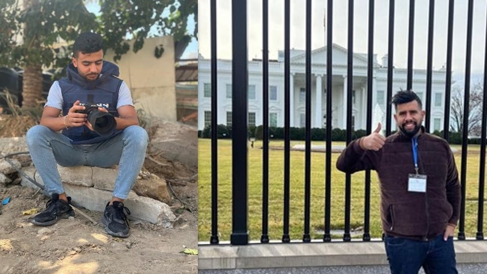 Haitham Abdelwahed (gauche) et Nidal al-Waheidi (droite) © Droits réservés