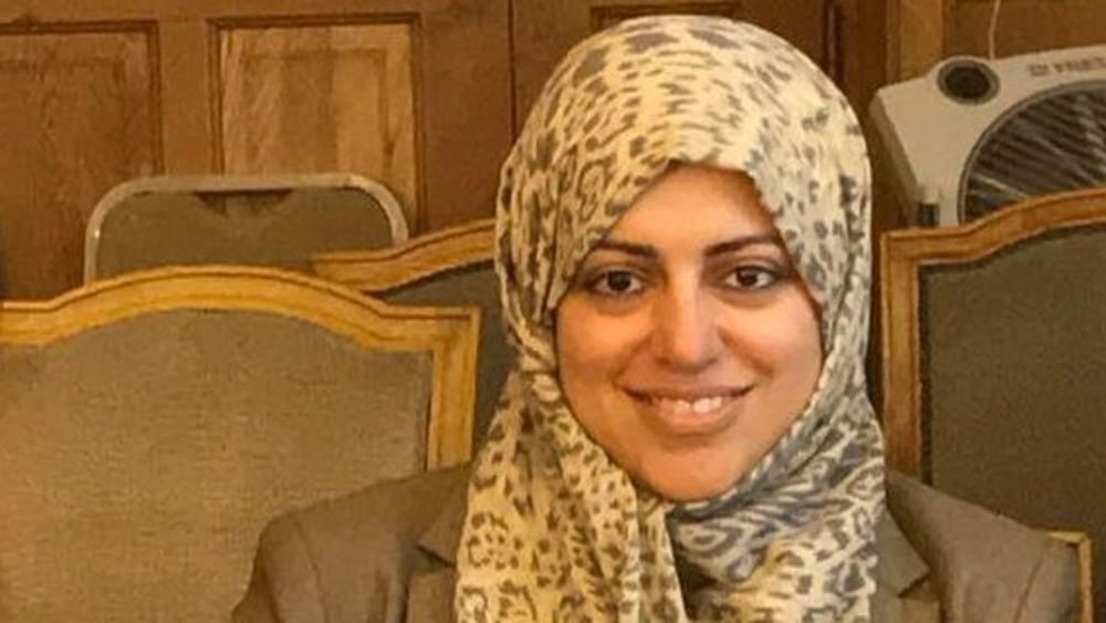 Nassima al-Sada, une des militantes des droits des femmes arrêtées, est toujours détenue sans inculpation. © zvg