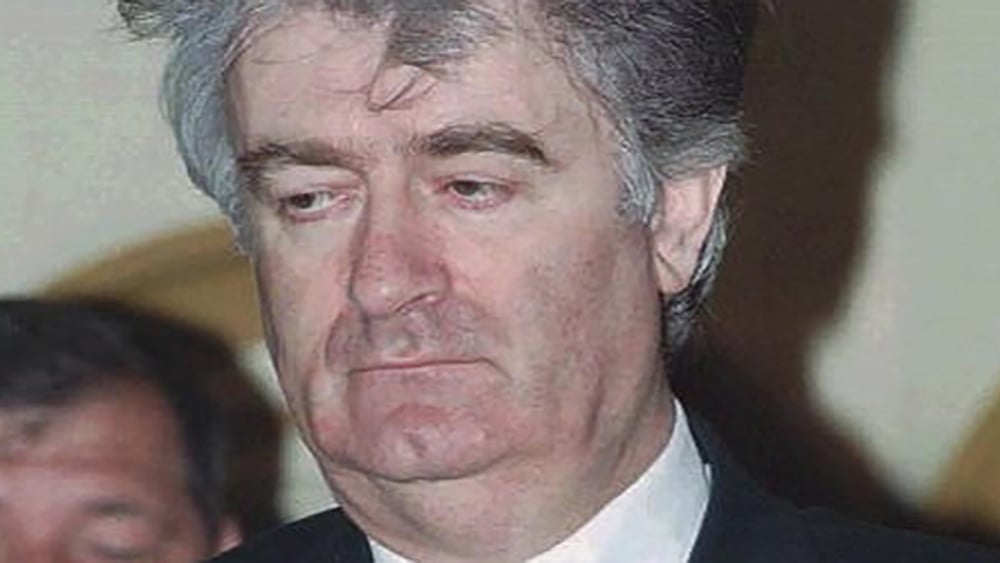 L’ancien dirigeant bosno-serbe Radovan Karadžić a été déclaré coupable de génocide pour le massacre de Srebrenica, lors duquel plus de 7 000 hommes et garçons bosniaques ont été tués. © APGraphicsBank