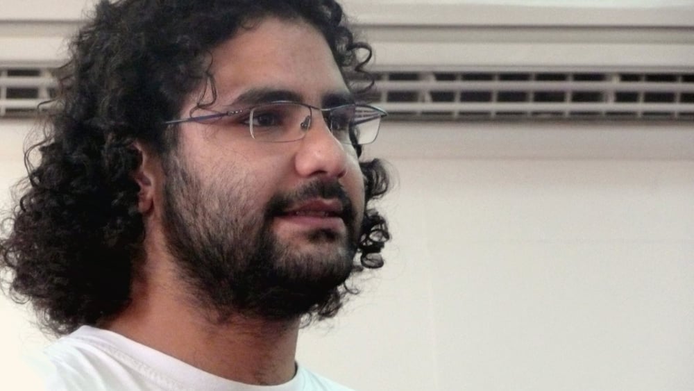 Le blogueur et militant Alaa Abdel Fattah arrêté lors d'une interview. © Alaa Abdel Fattah