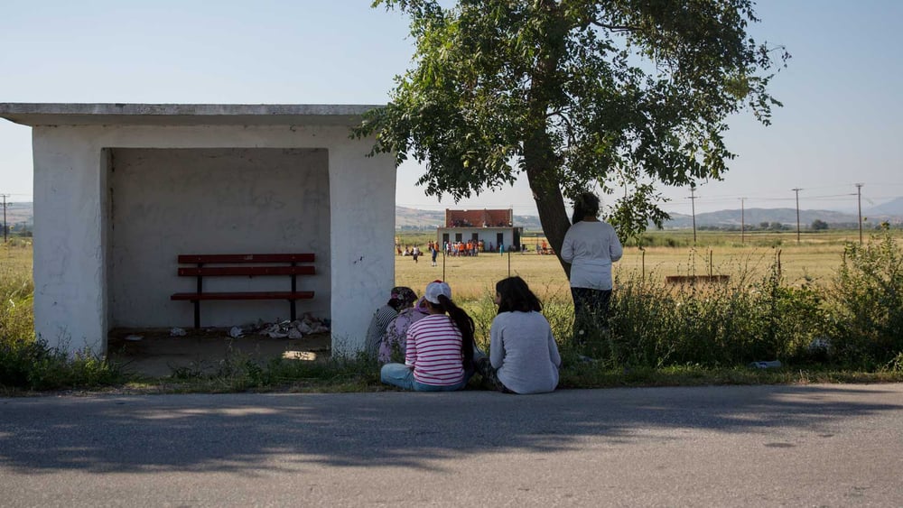Là aussi les réfugiés n'iront pas plus loin; blocage à la frontière entre la Grèce et la Macédoine.  © Amnesty International (Photo: Richard Burton)