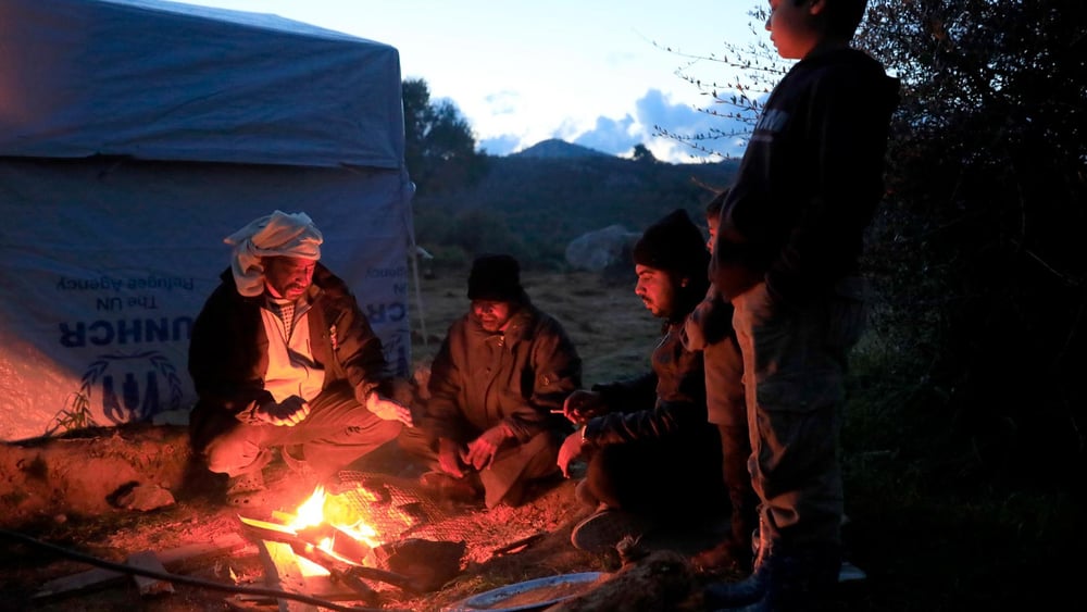 Des milliers d'hommes, femmes et enfants, la plupart ayant fui un pays en guerre, sont bloqué·e·s sur les îles grecques, comme dans le camp de Moria, à Lesbos, à cause de l'accord UE/Turquie signé il y a deux ans. © Giorgos Moutafis/Amnesty International