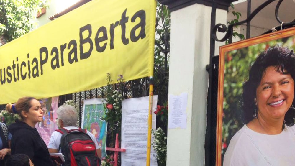 Action «Justice pour Berta Cáceres» © Amnesty International