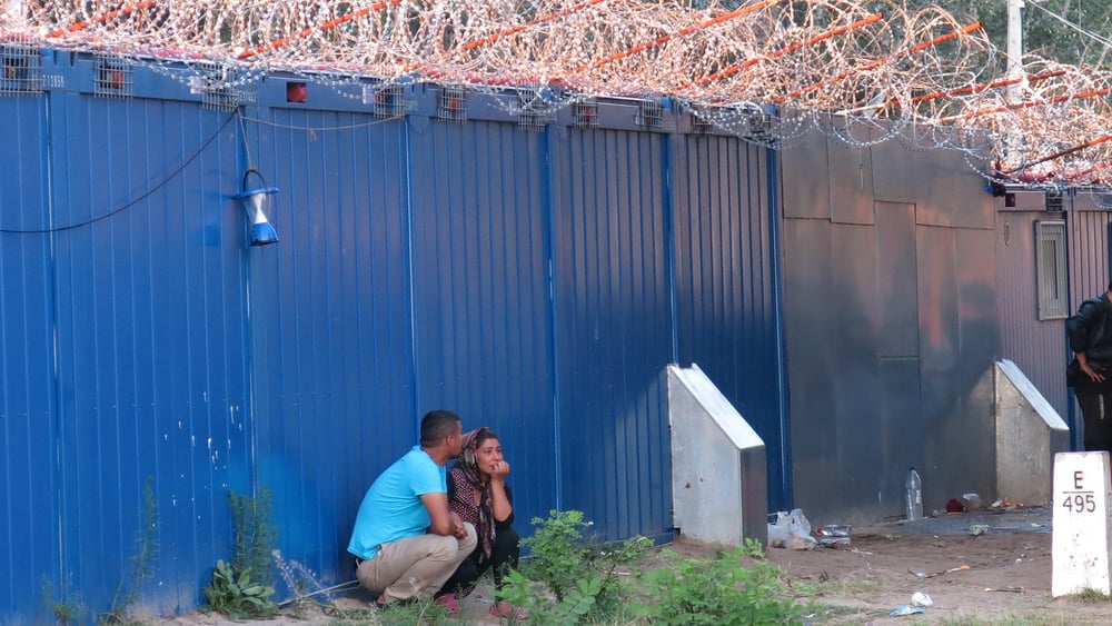 Un grand nombre des demandeurs d’asile qui parviennent à entrer sur le territoire hongrois sont renvoyés en Serbie ou sont placés illégalement dans des centres de détention. © Amnesty International