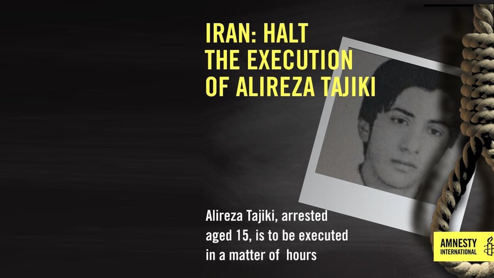 Action urgentes sur Twitter afin de stopper l'exécution d'Alireza Tajiki. © Droits réservés.