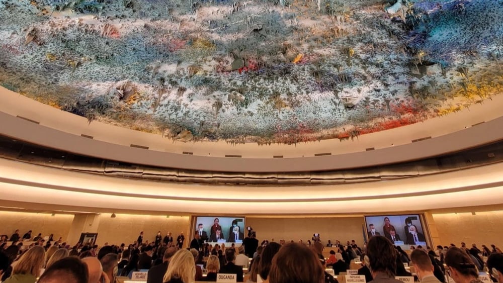 Le Conseil des droits de l'homme de l'ONU à Genève © DR