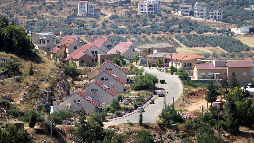 Les colonies israéliennes dans le territoire palestinien occupé sont illégales au regard du droit international, comme ici à Silo en Cisjordanie. © Ahmad Al-Bazz
