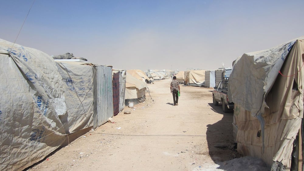 Le camp de refugiés Zaatari en Jordanie accueille plus de 120'000 réfugiés syriens. © Amnesty International