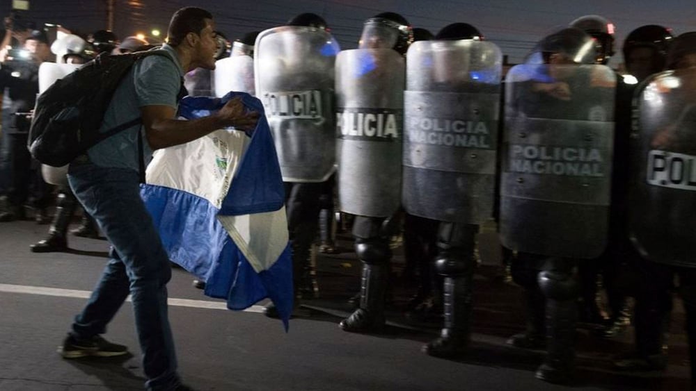 Manifestation au Nicaragua le 18 avril 2018. © Carlos Herrera, Amnesty International