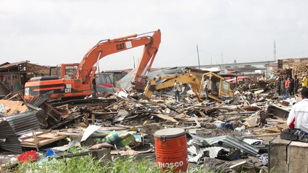 Lagos, des centaines d'habitants de Badia-Est expulsés de force © International Alliance of Inhabitants