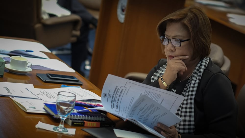 La sénatrice Leila de Lima. ©DR