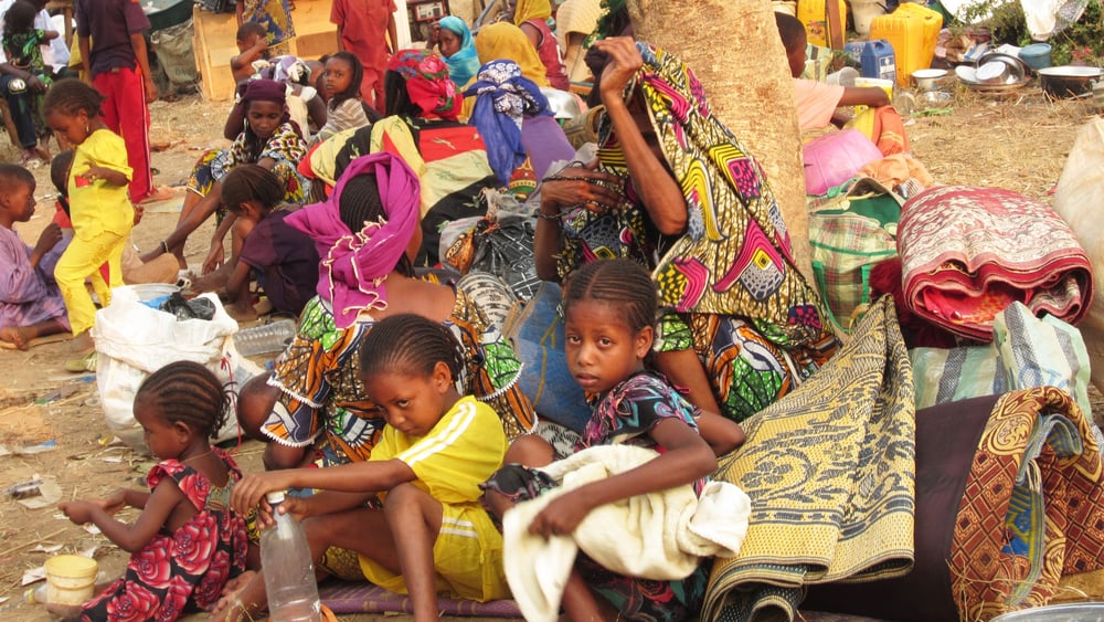 De nombreux musulmans et musulmanes ont été forcés de fuir le nord de Bangui face aux attaques des forces anti-Blaka. © Amnesty International