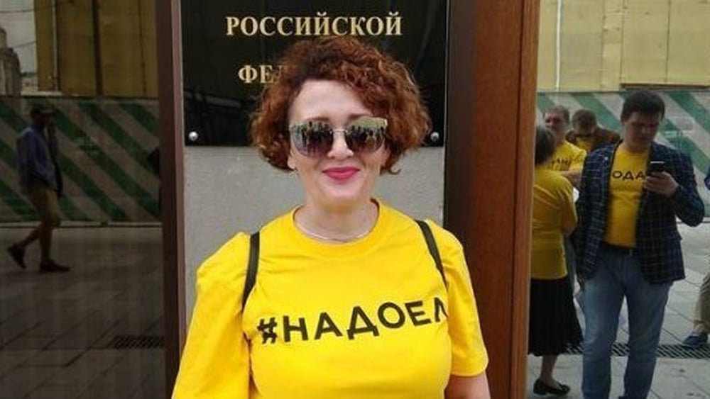 Anastasia Shevchenko d'Open Russia risque jusqu'à six ans de prison. © Novaya Gazeta