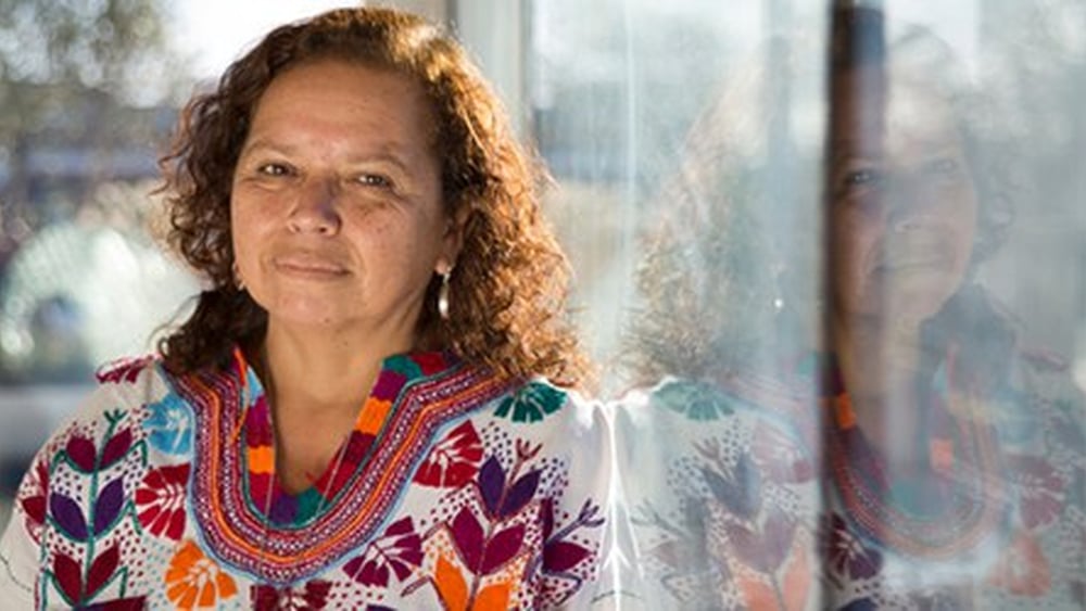 Morena Herrera, directrice de l'«Agrupacion Ciudadana», combat pour faire respecter les droits des 17 femmes incarcérées. © AI