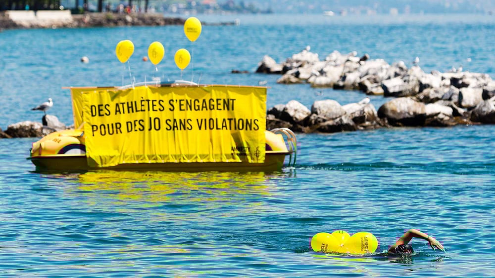 Les athlètes se sont relayé·e·s à Lausanne, Capitale olympique. © P-A Cordey/AI – Cliquer sur l'image pour voir la galerie d'images