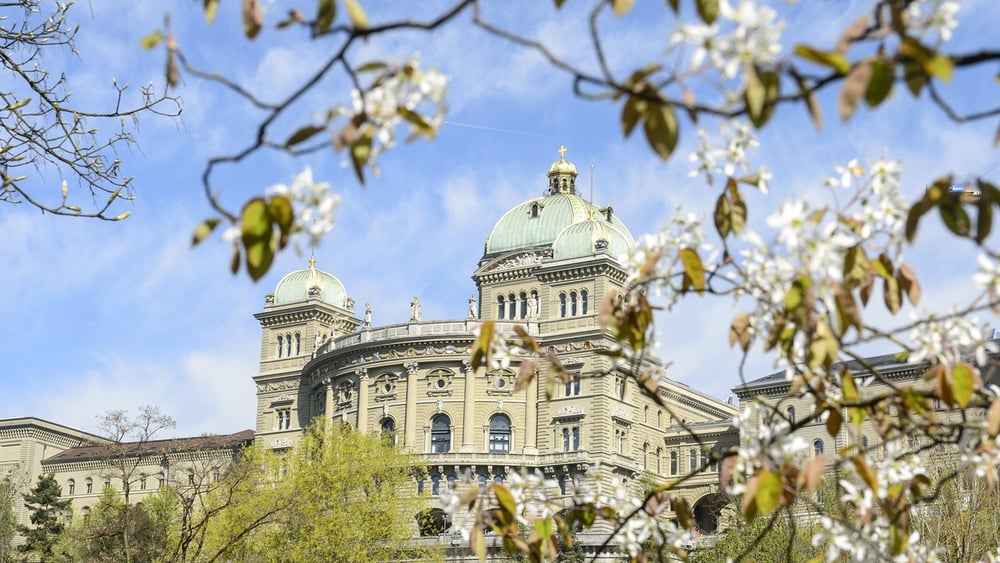 Palais fédéral de Berne, vue sud. © parlement.ch