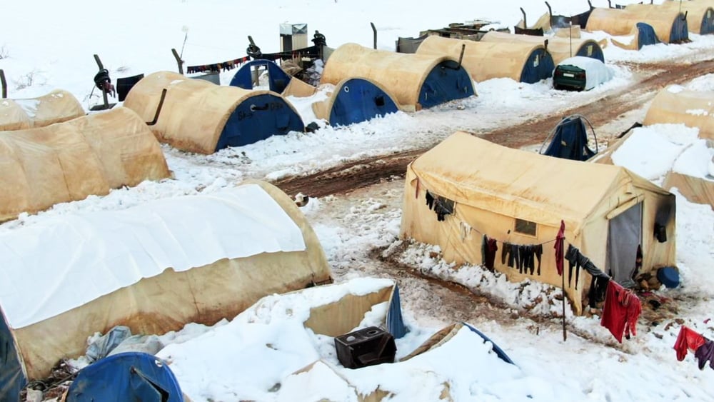 Il n'existe aucun moyen efficace de lutter contre les températures extrêmes, comme ici dans un camp à Idlib, au nord-ouest de la Syrie © Ali Haj Suleiman