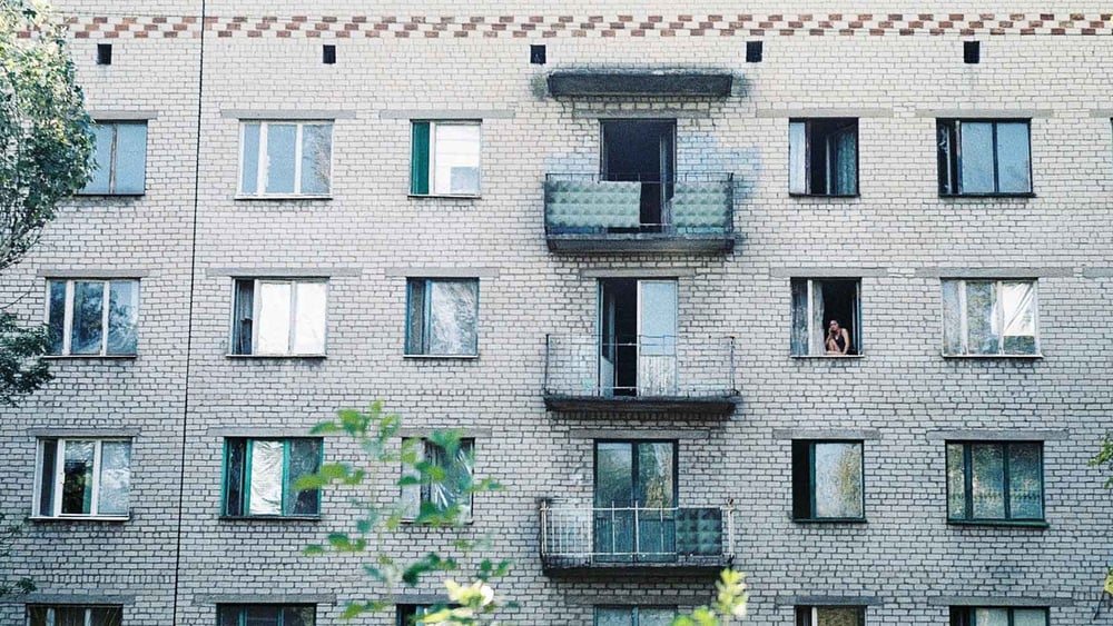 Un immeuble à Kramatorsk dans la région de Donetsk. © Nadzeya Husakouskaya