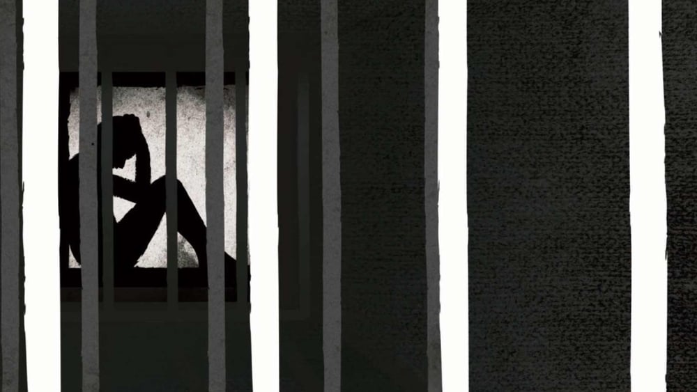 Un dessin illustrant l'isolement dont sont victimes les prisonniers et prisonnières de conscience au Viêt-Nam. © Colin Foo