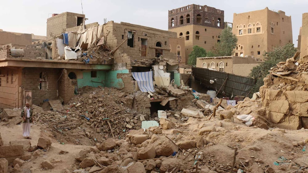 Le conflit qui dure entre les milices Houthis et la coalition menée par l'Arabie saoudite est le théâtre de crimes de guerre et autres sérieuses violations du droit international, jusqu'ici impunis. © Amnesty International