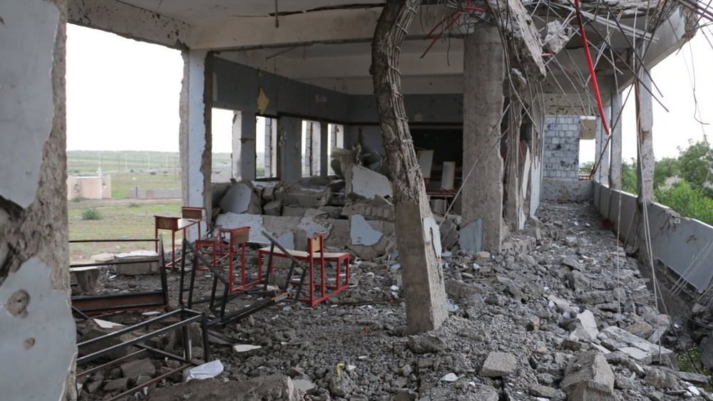 École attaquée au Yémen © Amnesty International