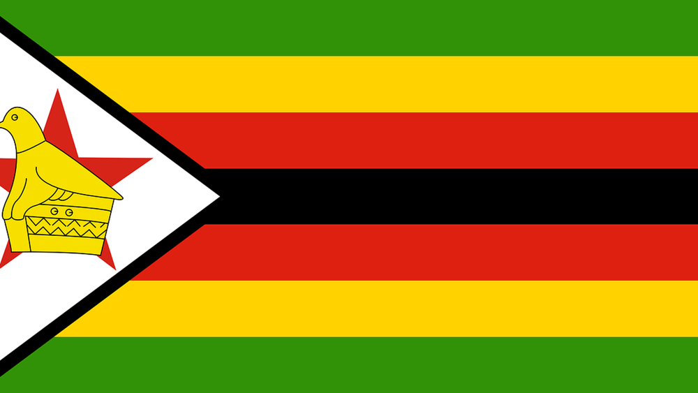 Drapeau de Zimbabwe (Image symbolique après expiration des droits à l'image de l'image originale) © pixabay