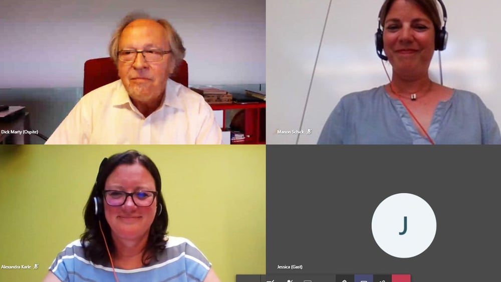 Assemblée générale virtuelle d'Amnesty Suisse, le 30 juin 2020, Berne. © AICH