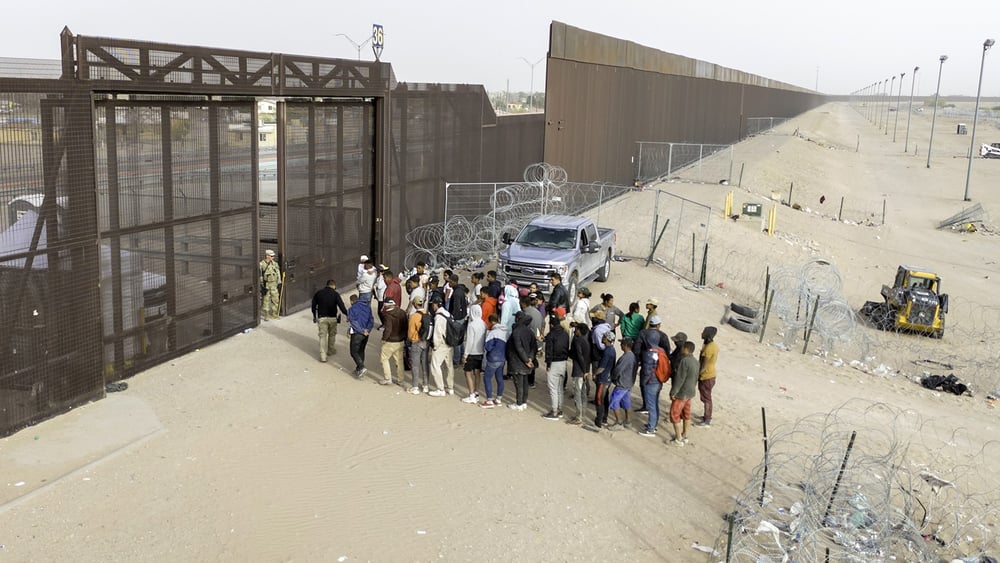 Les questions frontalières et d'immigration sont devenues des thèmes dominants dans l'Amérique de l'administration Trump. © John Moore/Getty Images