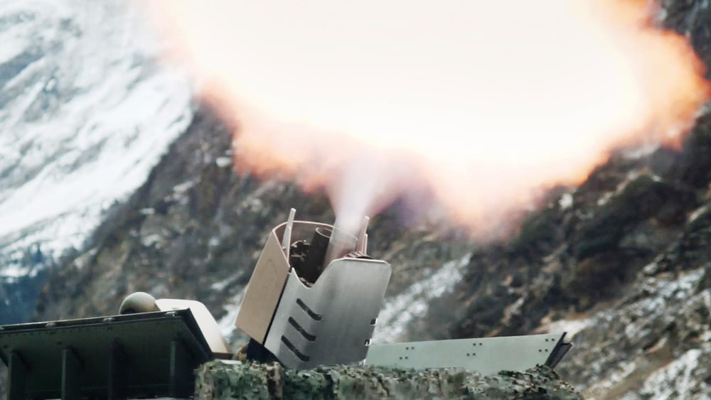 Mortier de 20 mm produit par l'entreprise suisse RUAG. © Ruag Schweiz / Wikicommons