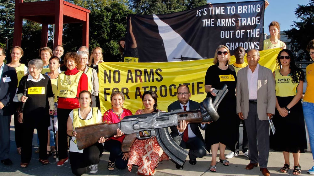 Action pour l’ouverture de la conférence TCA, le 22 août 2016.  © AI/Samuel Fromhold
