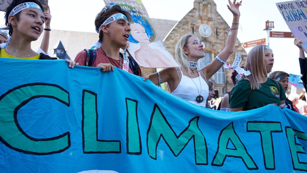 Manifestation internationale "Fridays for Future"  à Aachen © Anne Barth / Greenpeace