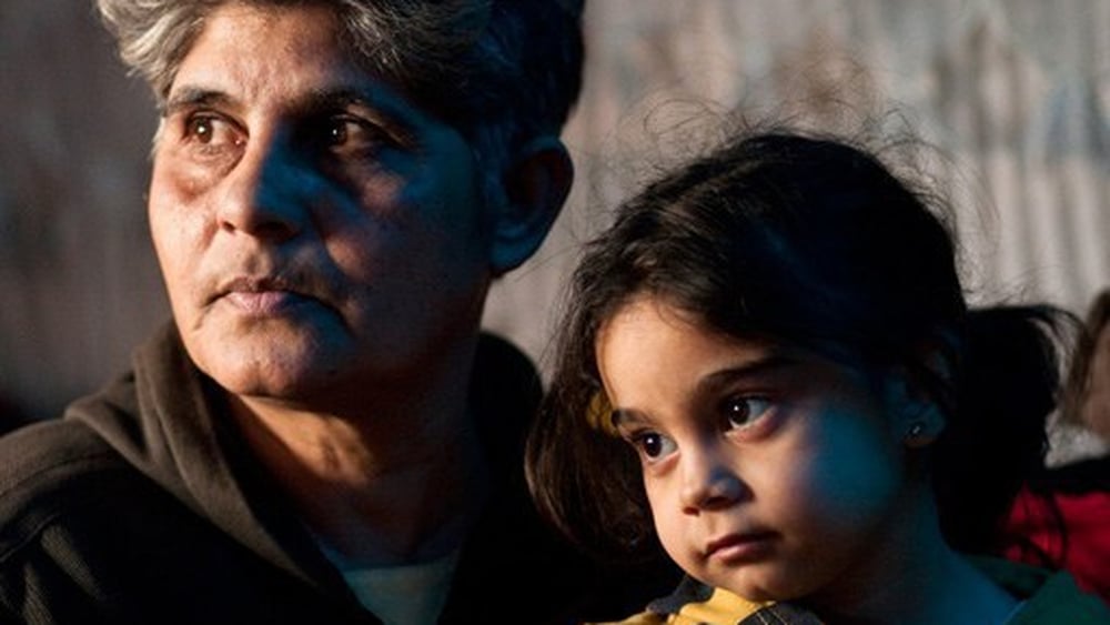 Famille rom à Belgrade. © Amnesty International