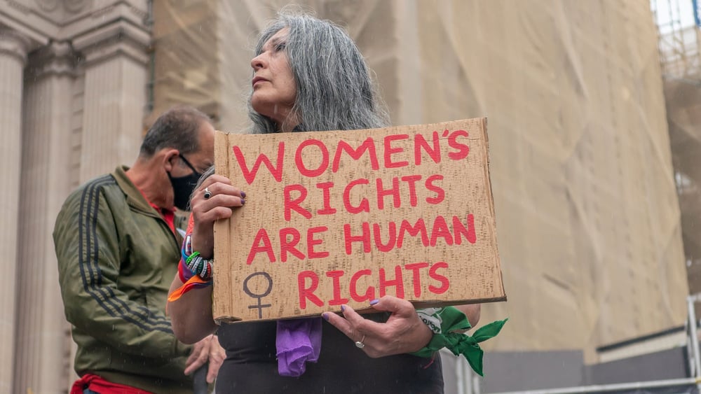Marche de la Journée internationale de la femme de 2021 à Melbourne. © Matt Hrkac / wikicommons
