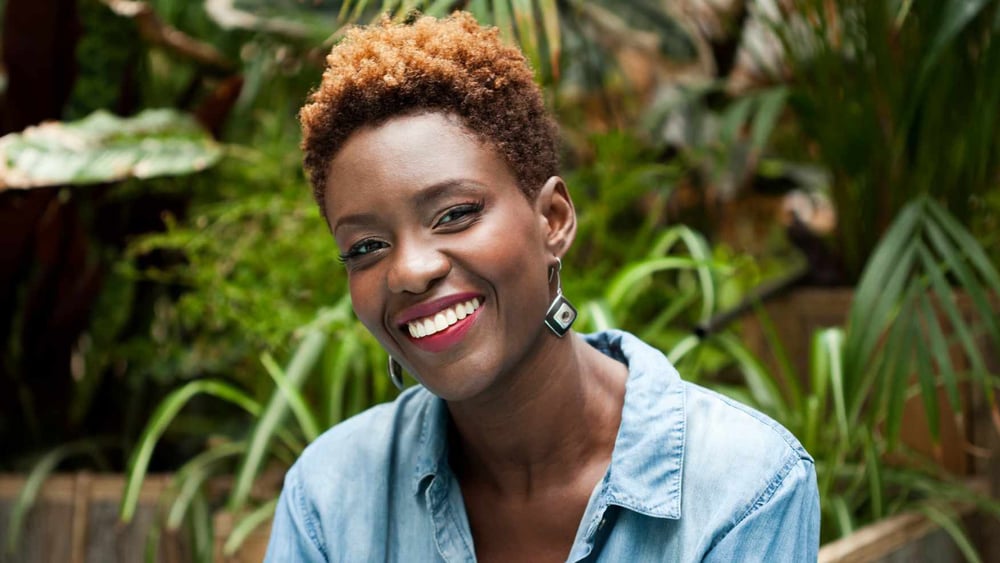 La journaliste, autrice et réalisatrice française Rokhaya Diallo, spécialiste des réflexions sur l’égalité raciale, de genre et religieuse est l’invitée du réseau Droits des femmes. ©Brigitte Sombié