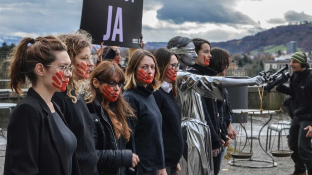 Campagne : «Seul un OUI est un OUI» © AI