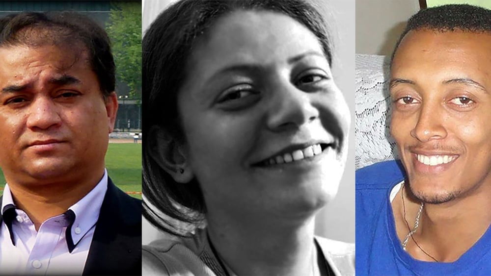 L'intellectuel ouïghour Ilham Tohti, la journaliste syrienne Razan Zaitouneh et le collectif Zone 9 (sur cette photo Natnael Feleke) ont été sélectionnés pour leur travail en faveur des droits humains. © Droits réservés