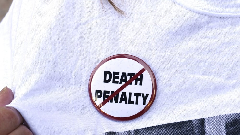 Des activistes manifestent contre l'exécution de Richard Glossip, à Oklahoma City, le 15 septembre 2015. © Reuters | Cliquer sur l'image pour plus de faits et de chiffres