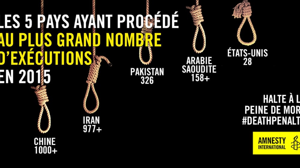 En 2015, 25 pays (environ un pays sur 10 à l’échelle mondiale) ont procédé à des exécutions. © Amnesty International