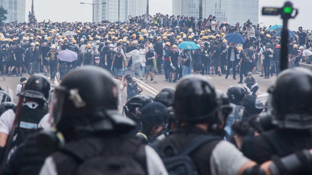 Nel 2019 e nel 2020 la protesta ha scosso Hong Kong, mobilitando milioni di persone. ©Jimmy Lam @everydayaphoto